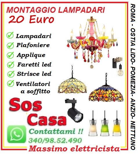 5312142  Montaggio lampadario e